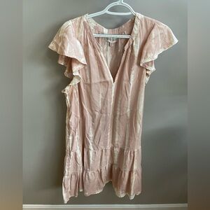 Knox Rose Blush Tie-Dye Dress